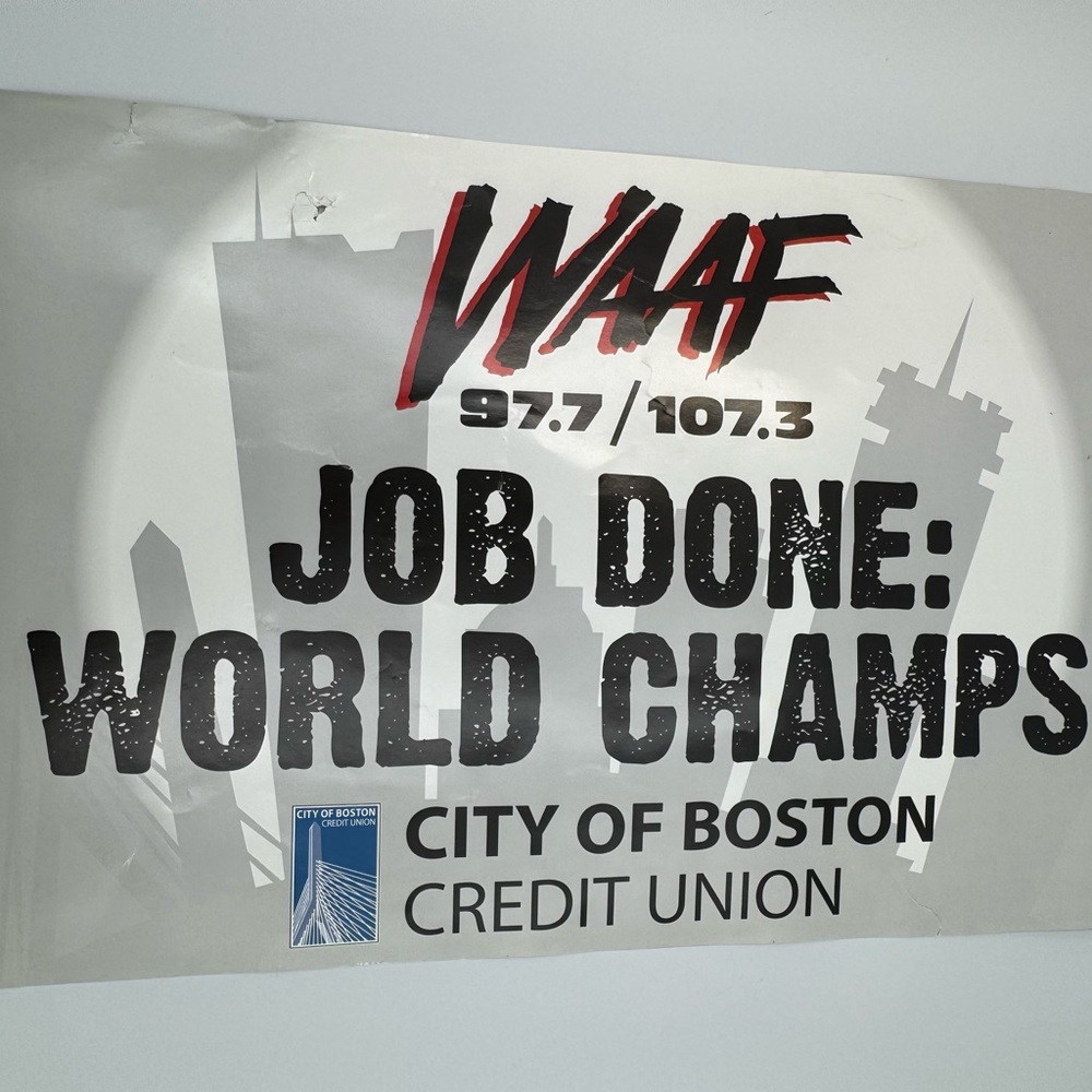 2014 WAAF Patriots Super Bowl Parade‎ Poster Tom Brady Boston